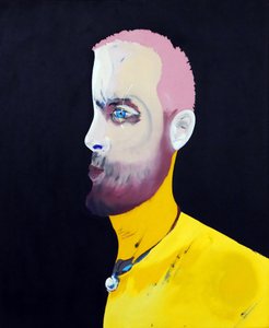 肖像：无名氏，2017（布面油画） 作者 伯努瓦·埃尔万·布歇罗