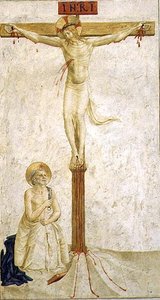 与圣多米尼克一起受难（壁画） 作者 Benozzo di Les di Sandro Gozzoli