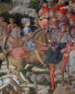 耶路撒冷贤士的贤士团到伯利姆的旅程调用意大利语“Viaggio dei Magi”或“Cavalcata dei Magi” Julien de Medici (1453-1478) (Giuliano de 