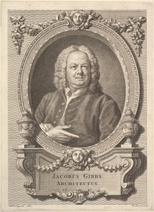 Jacobus Gibbs, Architectus, 1747. 作者 伯纳德·巴伦