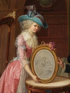 维莱尔家族肖像细节 作者 伯纳德·杜维维耶