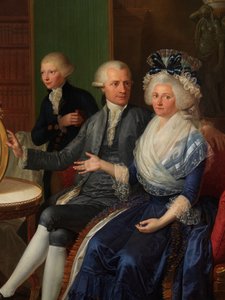 维莱尔家族肖像细节 作者 伯纳德·杜维维耶