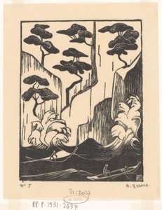 在圣玛格丽塔利古雷度假 作者 Bernard Essers（艺术家签名）