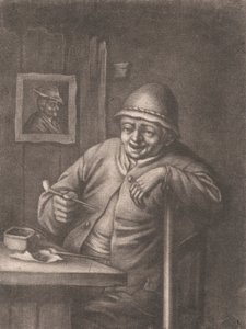 吸烟男子 作者 伯纳德·伦斯