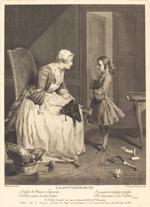 女教师 作者 Bernard Lepicie 模仿 Jean Simeon Chardin