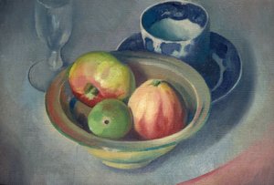 苹果静物画 作者 伯纳德·梅宁斯基