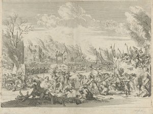1672 年法国在博德格拉文和兹瓦姆默丹的暴行 作者 伯纳德·皮卡特