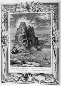 土卫二埋在埃特纳火山下，1733年 作者 伯纳德·皮卡特