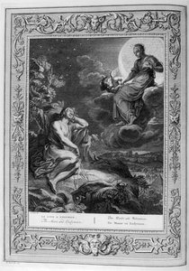 Endymion and the Moon (engraving) 作者 伯纳德·皮卡特