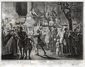 犹太教：带领法律配偶回家的方式 - 代表社区在 Simhat Torah 盛宴上向那些被选中的人表示敬意，他们祝福阅读 Torah 的最后一段和 另一个 t 作者 伯纳德·皮卡特