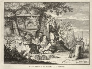 中国的魔术师和巫师，来自世界各国人民的仪式和宗教习俗，1736 作者 伯纳德·皮卡特