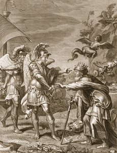 Phineus于1731年由Calais和Zethes的Harpies提供 作者 伯纳德·皮卡特