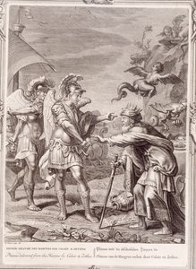 Phineus于1731年由Calais和Zethes的Harpies提供 作者 伯纳德·皮卡特