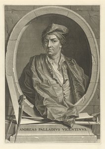 建筑师安德烈·帕拉迪奥（Andrea Palladio）的画像，1508年至1580年在保罗·韦罗内塞之后（Paolo Veronese），1716年。 作者 Bernard Picart