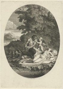 Sater besluipt de slapende Venus