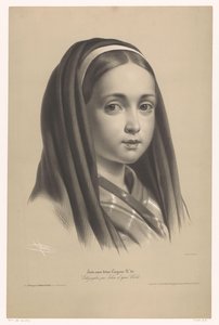 女孩肖像
双蜡笔研究（系列名称）
Étude aux deux Crayons（物品上的系列名称） 作者 伯纳德·罗曼·朱利安