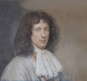 克里斯蒂安-惠更斯1629-1695年的肖像，1686年。