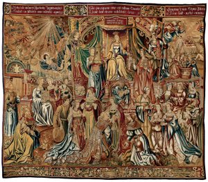 Justitia （正义），来自 Los Honores 作者 伯纳德·范·奥利