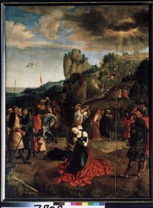 圣凯瑟琳烈士。 （圣凯瑟琳的殉难） - Peinture de Bernard van Orley（巴伦德、巴伦特、伯纳特·范·布鲁塞尔） 作者 伯纳德·范·奥利