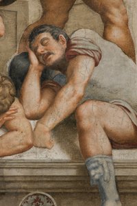 Counterfaccata, Bernardino Gatti, Resurrection 1529, 细节