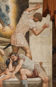 Counterfaccata, Bernardino Gatti, Resurrection 1529, 细节