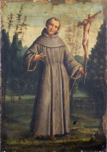 Saint Francis of Assisi, c.1545 (oil on panel mounted on canvas)