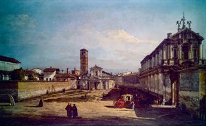米兰风光》（绘画） 作者 贝尔纳多·贝洛托（Canaletto）