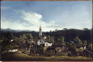 View of Gazzada 作者 贝尔纳多·贝洛托（Canaletto）