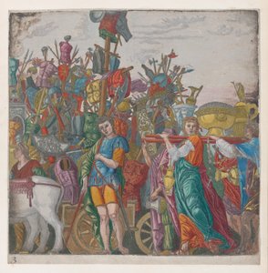 第3张：战争的战利品，来自《凯撒大帝的胜利》，1599年。