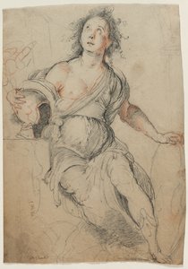 寓言图c。 1635。 作者 贝尔纳多·斯特罗兹（Bernardo Strozzi）