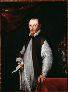 Portrait of Cardinal Ottaviano Raggi (oil on canvas 作者 贝尔纳多·斯特罗兹（Bernardo Strozzi）