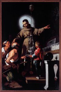 阿尔卡拉的圣迪达克斯肖像（布面油画） 作者 贝尔纳多·斯特罗兹（Bernardo Strozzi）