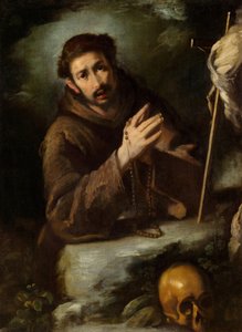 圣方济各在祈祷中，约16201630。 作者 贝尔纳多·斯特罗兹（Bernardo Strozzi）