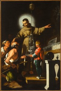 圣迪达克斯的奇迹. 作者 贝尔纳多·斯特罗兹（Bernardo Strozzi）