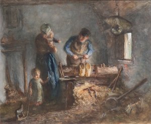 Sabot Maker（水彩）