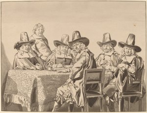 哈勒姆孤儿院的董事，1777年，1786年出版。 作者 伯恩哈德·施洛德