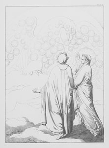 但丁的《神曲》，《天堂》（石版画），第 XX 版