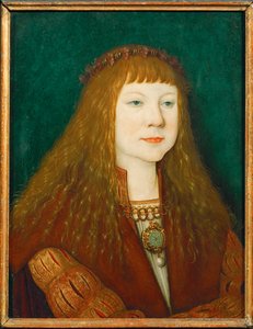 孩童时期的匈牙利国王路德维希二世（木板绘画）