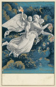 早上（彩色石版画） 作者 贝特尔（之后）托瓦尔森（Thorvaldsen）