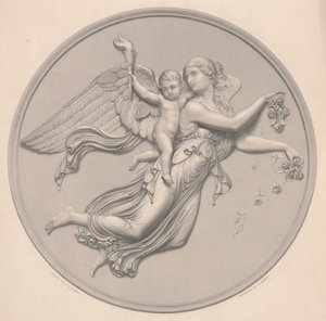 早晨，由F.R.罗夫（fl.1850-63）绘制，威廉-卡利奥-罗夫（1817-89）雕刻，19世纪中期（雕刻的复制品）。 作者 贝特尔（之后）托瓦尔森（Thorvaldsen）