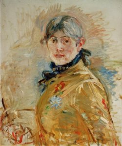 自画像 作者 贝特·莫里索（Berthe Morisot）