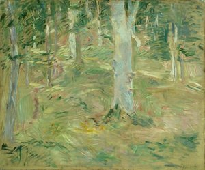 贡比涅森林 作者 贝特·莫里索（Berthe Morisot）