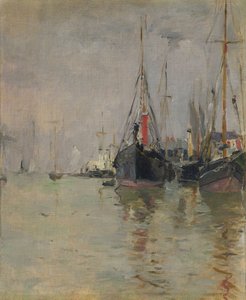 德语: Die Themse The Thames 作者 贝特·莫里索（Berthe Morisot）