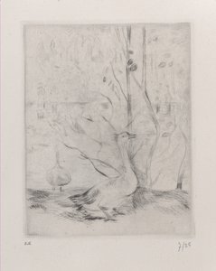 鹅，1889年。 作者 贝特·莫里索（Berthe Morisot）