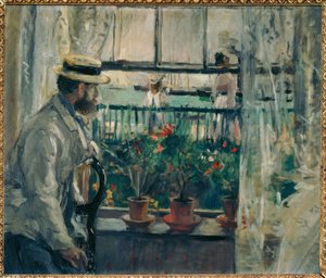 怀特岛Interieur 作者 贝特·莫里索（Berthe Morisot）