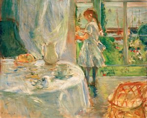 小屋内景或泽西岛内景 作者 贝特·莫里索（Berthe Morisot）