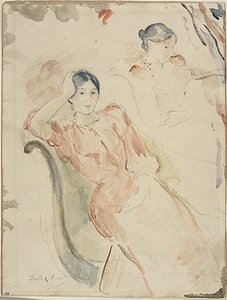 让娜-蓬蒂永 作者 贝特·莫里索（Berthe Morisot）