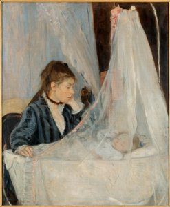 摇篮 作者 贝特·莫里索（Berthe Morisot）