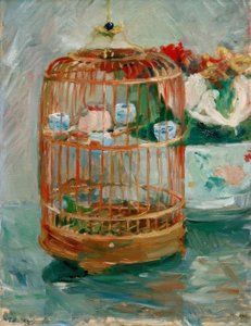 笼子里 作者 贝特·莫里索（Berthe Morisot）