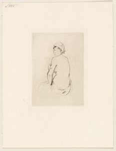 从背后看裸体 作者 贝特·莫里索（Berthe Morisot）